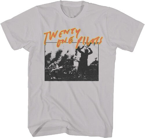 Twenty One Pilots - Live Scribble T-Shirt (Grey)