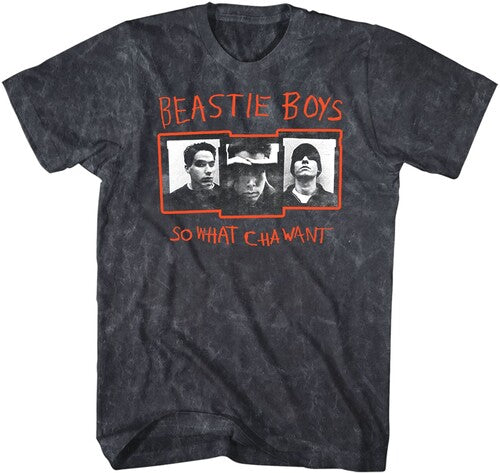 The Beastie Boys - So What Cha Want T-Shirt (Black Mineral Wash)