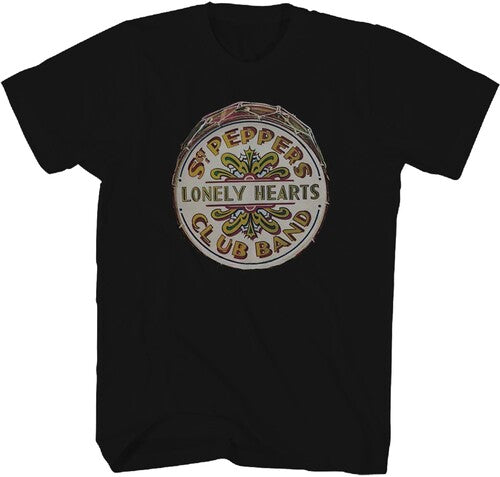The Beatles - Sgt. Pepper's Drum T-Shirt (Black)
