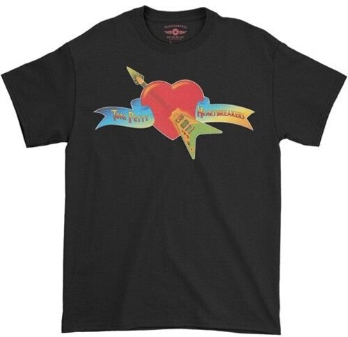 Tom Petty and the Heartbreakers – Flying V Logo T-Shirt | Black