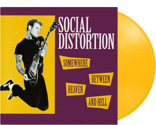 Social Distortion – Somewhere Between Heaven & Hell | Limited Edition 180g Yellow Vinyl LP (Holland Import)