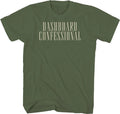 Dashboard Confessional - The Swiss Army Romance Track List T-Shirt (Military Green)