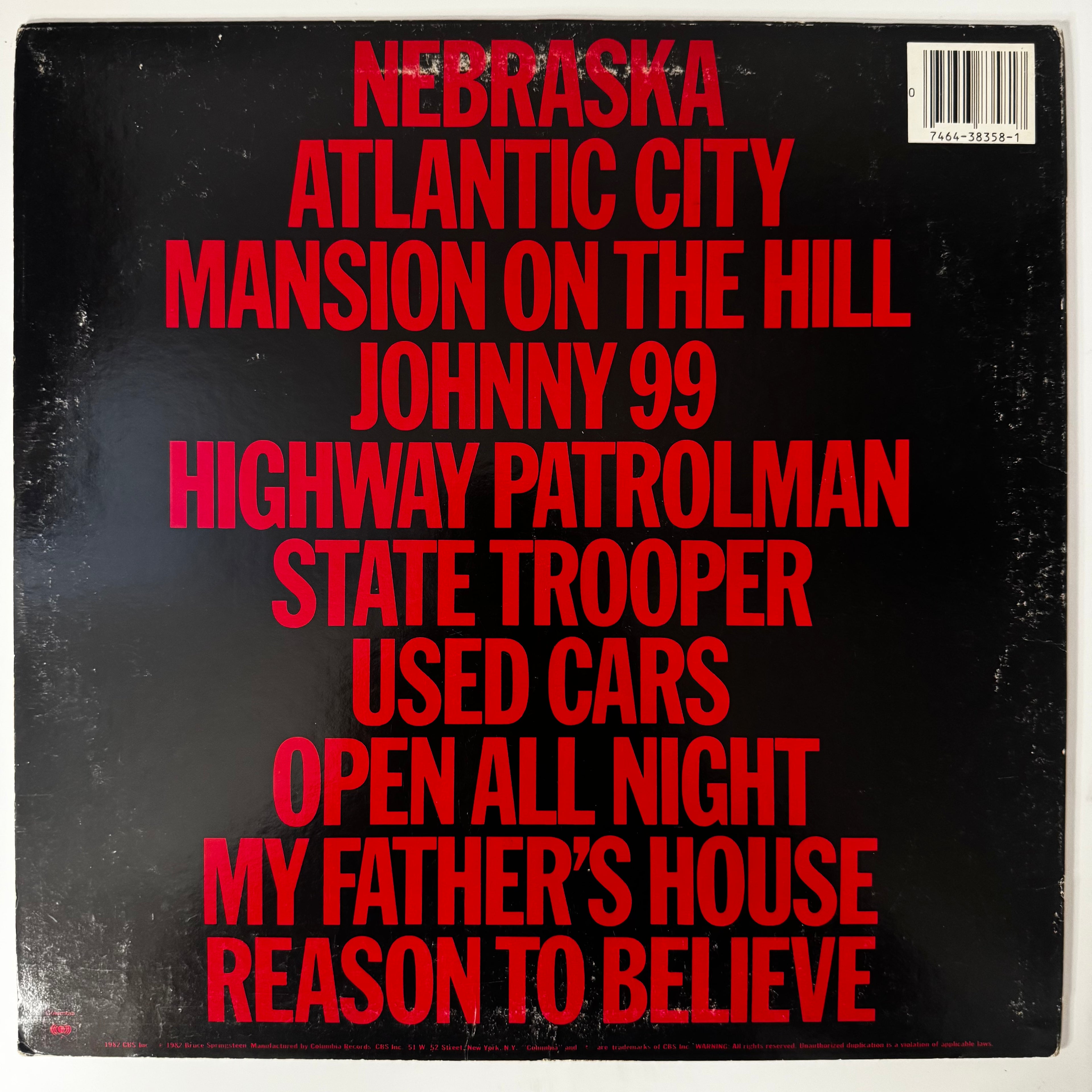 Bruce Springsteen - Nebraska (1982)