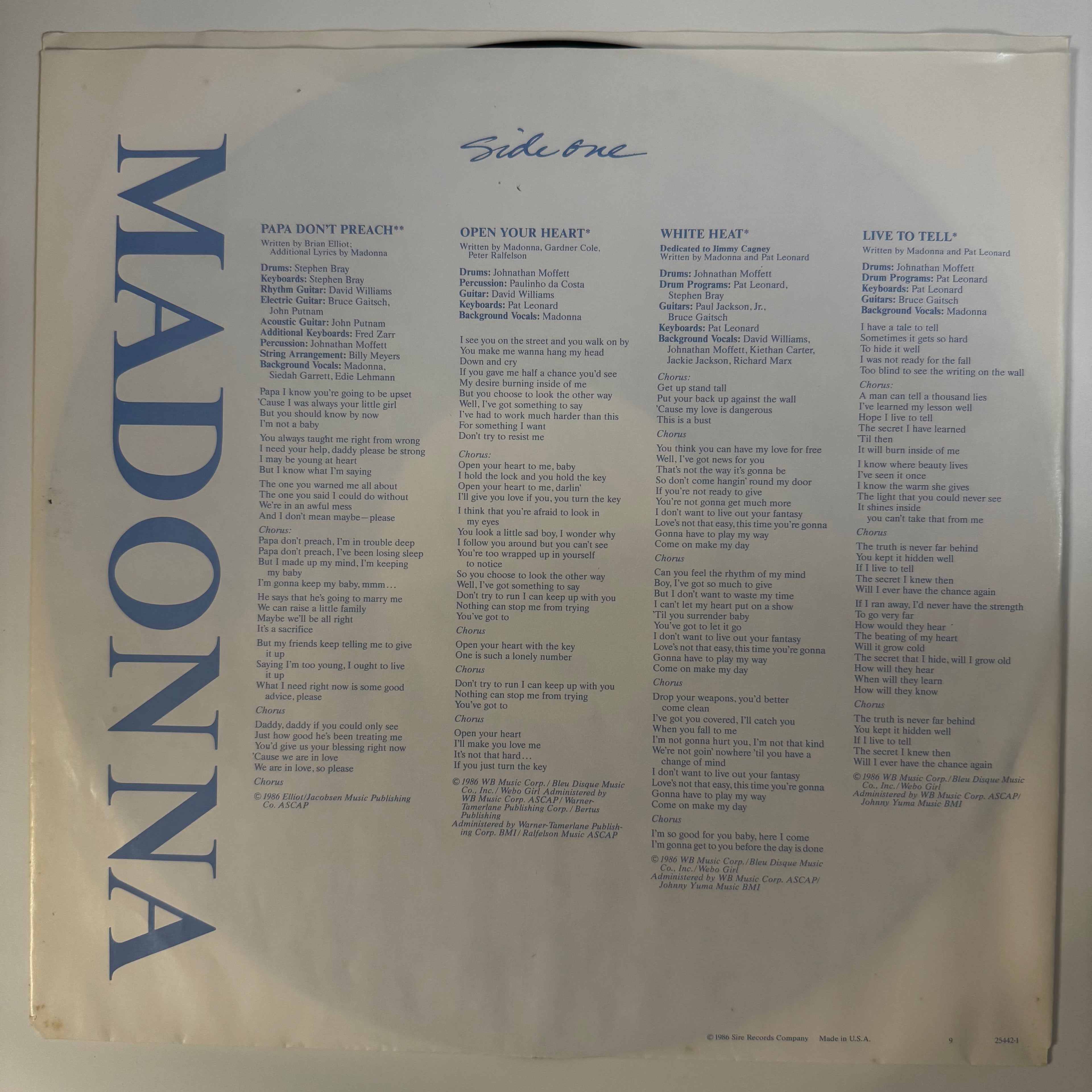 Madonna - True Blue (1986)