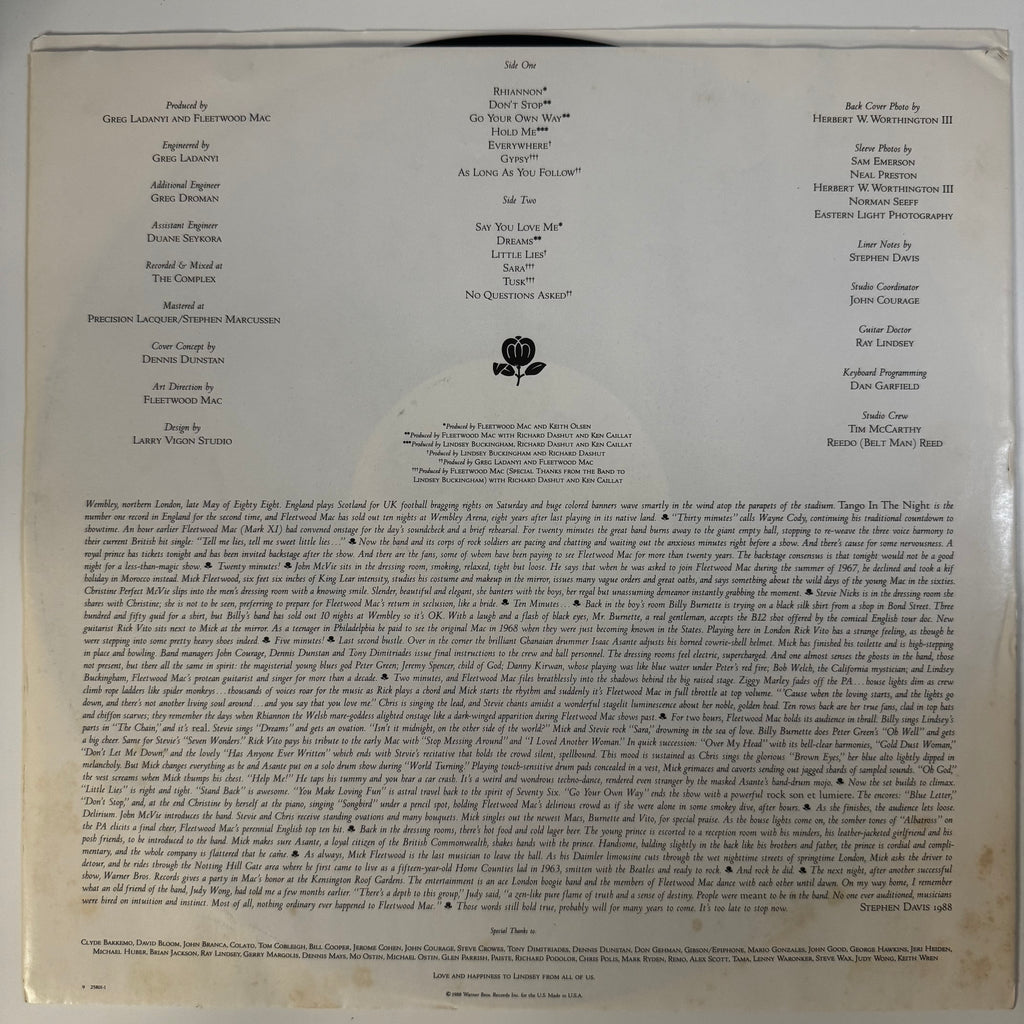 Fleetwood Mac - Greatest Hits (1988)