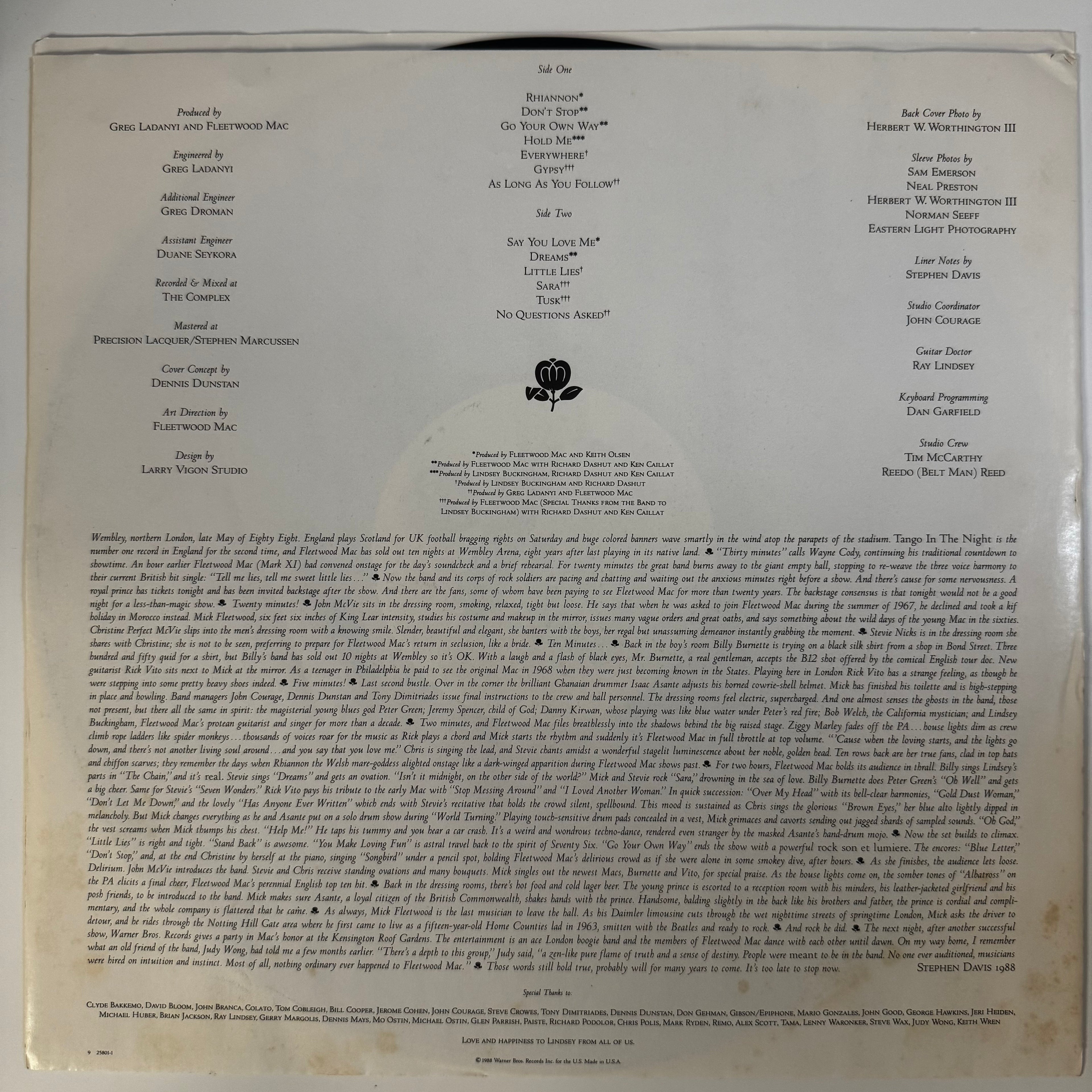 Fleetwood Mac - Greatest Hits (1988)