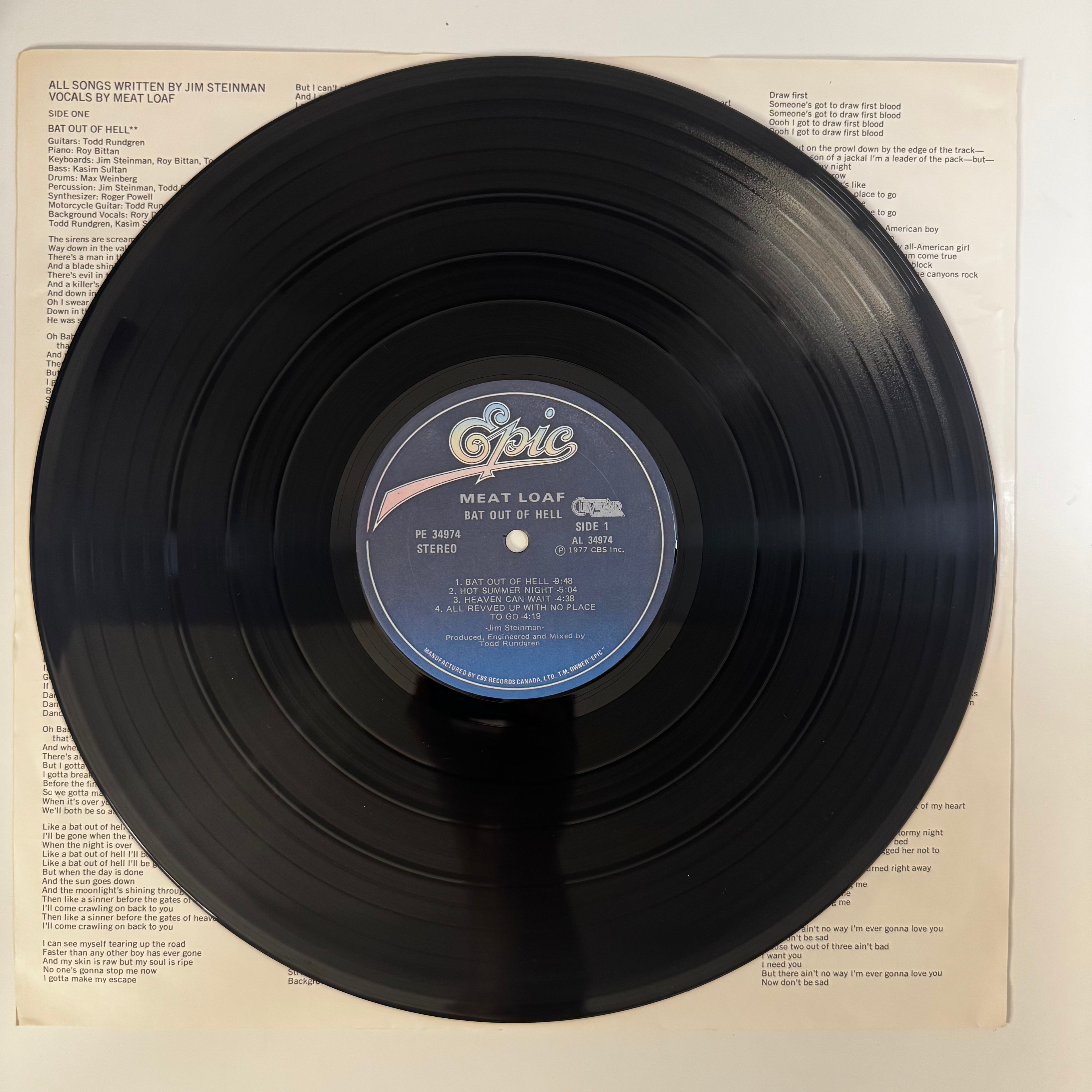 Meat Loaf - Bat Out of Hell (1977)