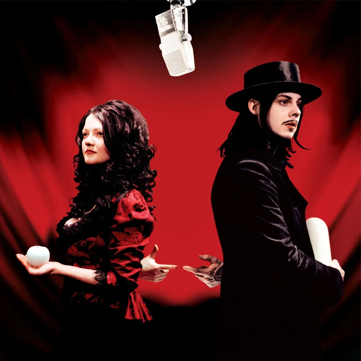 The White Stripes – Get Behind Me Satan | 20th Anniversary Clear Vinyl with Black Wisps 2xLP